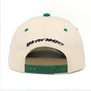 Phong cách màu be màu xanh lá cây biểu tượng tùy chỉnh thể thao Mũ bóng chày sinh động thêu thiết kế 100% bông vải bền thoải mái cho - Product Image 4