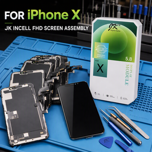 Écran d'affichage FHD In-Cell JK avec luminosité de 400 cd, compatible avec la réparation des séries <span class=keywords><strong>iPhone</strong></span> X, <span class=keywords><strong>XR</strong></span>, XS, 11, 12, 13, 14, 15, 16 - Product Image 1
