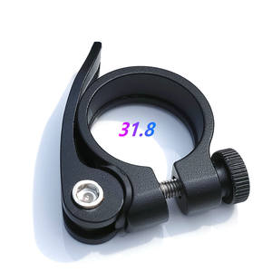 Mountain <b>Bike</b> Seatpost <b>Clamp</b> 28.6 31.8 34.9 Aluminum Quick Release Adjustable For Bicycle <b>Seat</b> Tube - Product Image 3