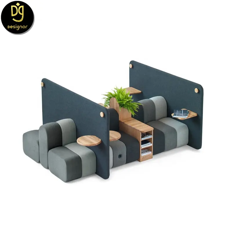 Xdgg — ensemble canapé et socle en cuir, meubles de bureau modernes, à dossier haut, pour usage Commercial