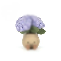 Peluche Super Douce en Tissu PP Coton Jelly Cats, Mignonne Fleur et Légume, Jouet en Peluche pour Enfants, Cadeau d'Anniversaire, Décoration Maison