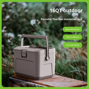 กล่องเก็บความเย็น PP 16QT รุ่นใหม่ ราคาโรงงาน พร้อมหูหิ้วพกพา กันน้ำ ใช้งานได้หลากหลาย - Product Image 3