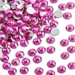 CY SS12 Multicolor Nail Art Decoration Nail Accessories Bulk Flatback Glass Non Hot Fix Rhinestones Crystal