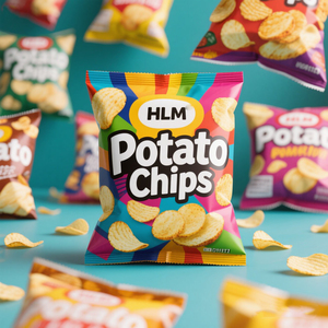 Heat Sealing Custom Printed Digital Back Seal Food Grade 40g 100g 160g Puffed Food Packaging Plastic Potato <strong>Chips</strong> Bag - Product Image 6