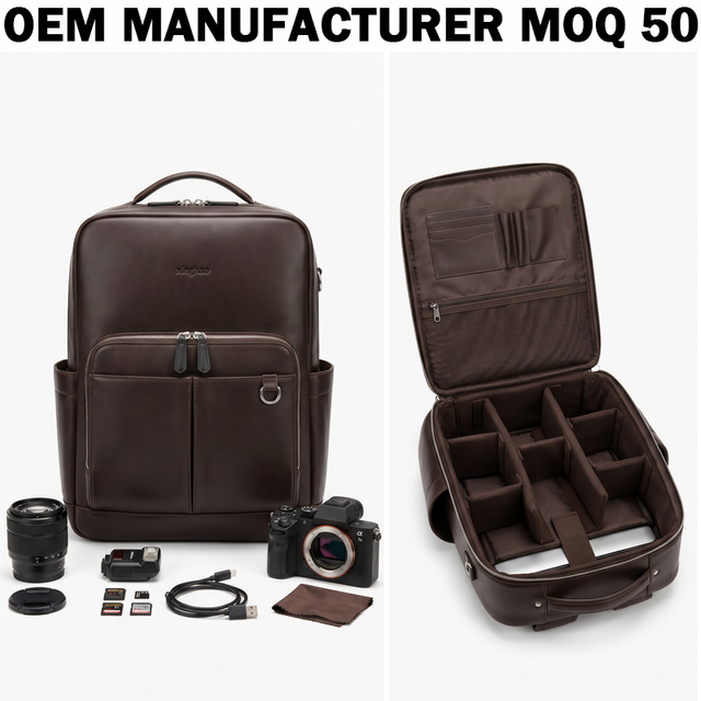Custom OEM Shockproof Photography Camera Backpack Mirrorless DSLR Modular Padded Camera Bag Wholesale for DE