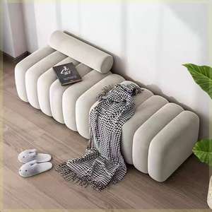 Maison de loisirs dans les chaussures tabouret entrée canapé banc cabine d'essayage élégant de chambre <span class=keywords><strong>à</strong></span> coucher la tête d'un lit est <span class=keywords><strong>mise</strong></span> de côté repose-pieds - Product Image 1