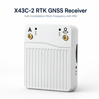 Récepteur GNSS RTK X43C-2 Multifréquence GPS GLONASS Galileo BDS IMU pour Véhicule de Relevé Robotique UAV