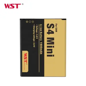 Harga Jual Langsung dari Pabrik WST Baterai Isi Ulang Li-ion 1900Mah untuk Samsung S4 Baterai Pengganti Ponsel Mini