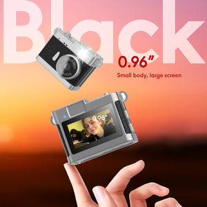 Mini appareil photo numérique rétro avec écran couleur IPS de 0,96 pouces et flash LED |   Enregistreur vidéo de poche 720P pour le vlogging et l'utilisation sur le campus - Product Image 6