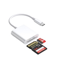 Adaptador de lector de tarjetas de memoria USB tipo C SD TF para Samsung Huawei XiaoMi SD TF lector de tarjetas convertidor de datos para Macbook Laptop Phone