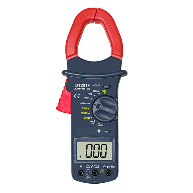 Clamp Meter With Frequency Test DT201F