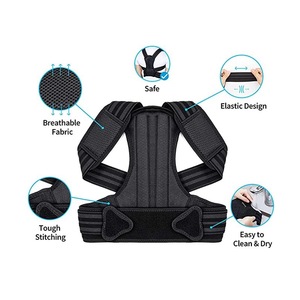 Réglable Néoprène Haut Du Dos Soutien Orthèse Lisseur Posture Correcteur Ceinture Épaule Corps De Postura - Product Image 2