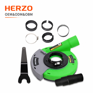HERZO 125mm cubierta de polvo de molienda de plástico para <span class=keywords><strong>amoladora</strong></span> angular herramienta sin polvo - Product Image 1