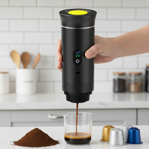 3 in 1 Mini <b>Coffee</b> <b>Maker</b> <b>Portable</b> Display Espresso Machine USB Powered Hotel Use Car Wireless Heating Easy to Clean - Product Image 2