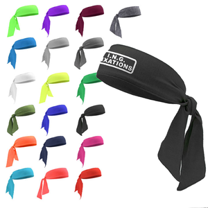 عصابة رأس ترويجية قابلة للتعديل للجنسين ربطة رأس جافة مرنة بشعار مخصص ربطات رأس رياضية للرجال لكرة السلة وتشغيل التنس - Product Image 1