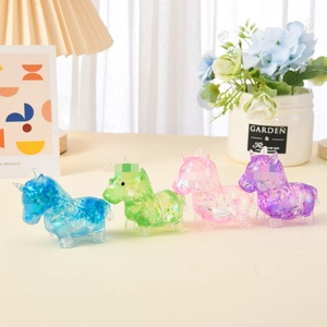 Stress Relief Unicorn Squishy Stress Ball Glitter Squeeze Toy Slow Rebound Feature Boys Kids Maltose Series Children Toy Gift - Product Image 2