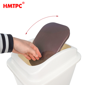 Chất lượng cao bán buôn trong nhà chất thải bin đu nắp thùng rác Thùng rác hình chữ nhật Thùng rác có thể lót rác - Product Image 4