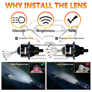 Accesorios de coche, faros delanteros de proyector Led para <span class=keywords><strong>Tata</strong></span> Tiago Freightliner Fld120 Volvo V70 <span class=keywords><strong>2001</strong></span> Dodge Ram 2500 - Product Image 3