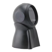 Scanner de codes à barres à plate-forme 1D 2D Scanner USB filaire mains libres lecteur de codes à barres de bureau Code omnidirectionnel QR Scanner