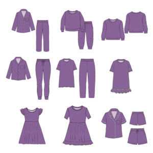 Öko-Hersteller Pyjamas für Frauen Weiches Pyjama-Set Langarm-Shirt und Pyjamahose Lounge-<span class=keywords><strong>Sets</strong></span> - Product Image 5