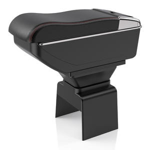 Accoudoir central en <span class=keywords><strong>cuir</strong></span> avec boîte de rangement ABS, porte-gobelet et port USB pour l'intérieur de voiture de style professionnel - Product Image 1