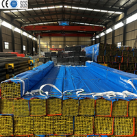 Tube carré en acier soudé ERW Q235B, section structurelle creuse ASTM A500 Grade B pour la construction, les machines et la fabrication