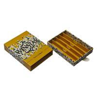Boîte de rangement portable pour cigarettes avec tiroir coulissant, plusieurs compartiments, emballage de tabac personnalisé imprimé