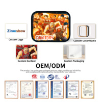 Lampe de chevet 3D OEM ODM en papier découpé, motif personnage d'anime ou de basket-ball, veilleuse USB décorative pour bureau, cadeau personnalisé