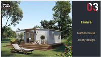 Maison mobile de luxe en conteneur maritime préfabriqué, pliable et extensible, de 20 et 40 pieds, avec conception respirante pour usage en salon