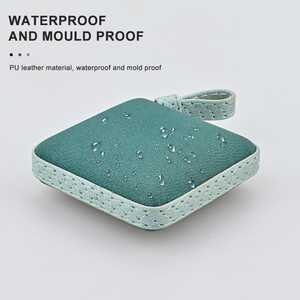 Wholesale Customized Promotional <strong>Gifts</strong> Square Circle Portable Tailor PU Leather Mini Tape Measure with logo - Product Image 6