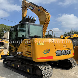 Excavatrice sur chenilles SANY SY75 d'occasion, 7,5 tonnes, mini hydraulique avec moteur et boîte de vitesses Isuzu, certifiée CE, expédition immédiate - Product Image 3