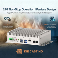 Ordinateur industriel sans ventilateur avec processeur Core I7/i5/i3, entrée CC large 9-36V, fabriqué par IPC Manufacturer