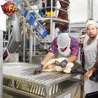 Machine d'abattage halal pour moutons, équipement d'abattage de chèvres à petite échelle en Arabie Saoudite, ligne de traitement automatique du mouton aux Émirats arabes unis