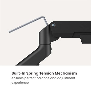 <span class=keywords><strong>Support</strong></span> d'écran unique économique LDT113-C012E noir et blanc, <span class=keywords><strong>support</strong></span> VESA pour écran d'ordinateur 17-32 pouces, <span class=keywords><strong>support</strong></span> de fixation pour écran <span class=keywords><strong>PC</strong></span> pour la maison et le bureau - Product Image 3