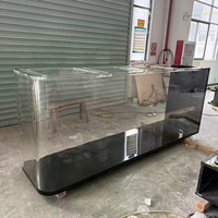 Aquarium d'eau salée en acrylique de 100 gallons, design populaire et très vendu, en vente