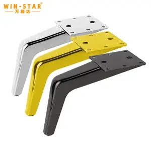 WINSTAR – pieds de canapé en métal de 12cm, nouveau design, pieds de meubles en fer