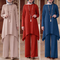 Abaya musulmane Slim Fit à manches longues en polyester respirant ODM/OEM pour femmes grande taille printemps/été en Malaisie