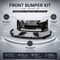 Kit de carrosserie de remplacement pour calandre de pare-chocs avant, style F Sport OE, pour Lexus RX300 RX350 RX450h 2016-2019