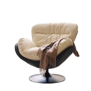 Sillón Moderno Minimalista Tipo Cáscara de Huevo con Base Giratoria para Sala de Estar, Uso Doméstico, Chaise Longue - Product Image 5