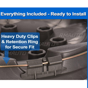 Tapacubos Plateado para Camioneta Ford Serie E 1997-2023 de 16 Pulgadas, Resistente, de Encaje a Presión - Product Image 3
