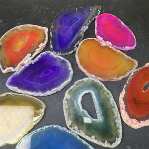 Atacado Bulk Cristal De Quartzo Polido Natural Pedra De Cura Rainbow Ágata Fatia Para Decoração - Product Image 6