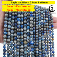 Bracelet en Lapis Lazuli Zhe Ying 6mm/8mm/10mm, perles de pierre naturelle, collier en perles de Lapis Lazuli, vente en gros