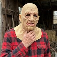 Masque en latex réaliste vieilli pour homme, qualité supérieure, drôle et amusant pour Halloween, Pâques, fêtes et farces, design tendance