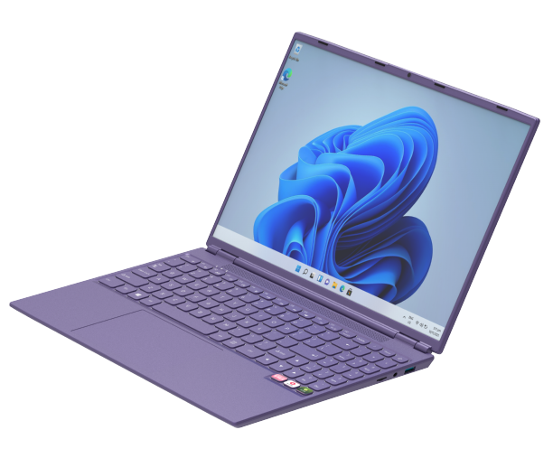 16 Inch Laptop Purple Red Blue Office Laptop Win 11 With 12GB DDR4 RAM Colorful Laptop for Meeting
