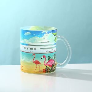 Mug à café personnalisé imprimé et gravé au laser, cadeaux en verre personnalisés, mugs personnalisés avec logo, texte, image - Product Image 2
