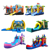 Château gonflable commercial avec toboggan, château gonflable princesse pour enfants