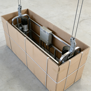 Электрическая подъемная строительная платформа для обслуживания зданий, высотных работ, с широкой рабочей площадкой, секции из алюминиевого сплава - Product Image 3