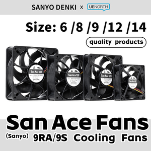 SanAce Sanyo 9S 9225系列工业高性能电脑机箱冷却风扇<span class=keywords><strong>PWM</strong></span>调速双球轴承黑色<span class=keywords><strong>4</strong></span>针 - Product Image 5