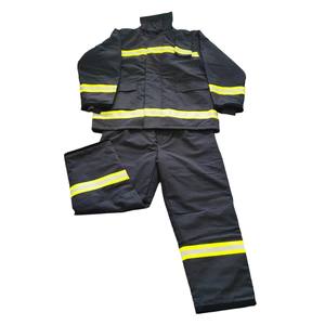 Oem En469耐火性最大柔軟性消防スーツ制服消防士用反射テープ付き - Product Image 3