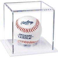 Étui de présentation pour balles de baseball, de tennis ou de softball en acrylique, avec taille et design personnalisables, de haute qualité, épaisseur 5 mm